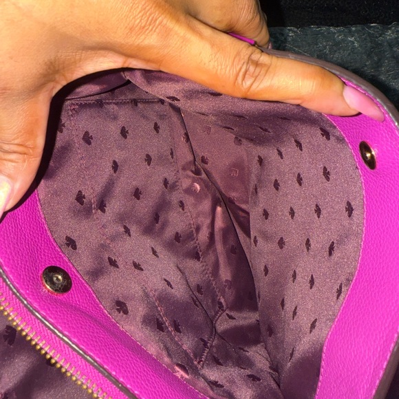 Medium Fuschia Pebbled Leather Kate Spade - Picture 4 of 7